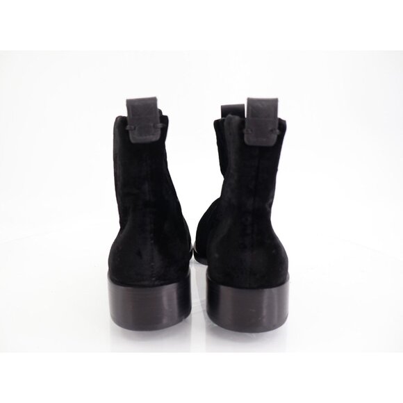 Mercedes Castillo Xandra Black Velvet Pull On Ankle Boots Women’s Size 5 35 - Picture 4 of 10
